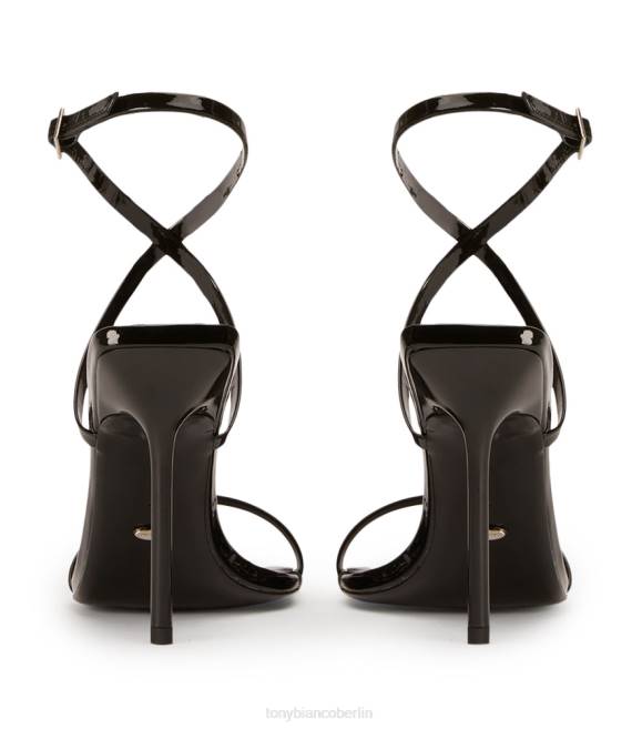Stöckelschuhe| de Tony Bianco Frauen Naxos-Absätze schwarzes Lackleder 462449